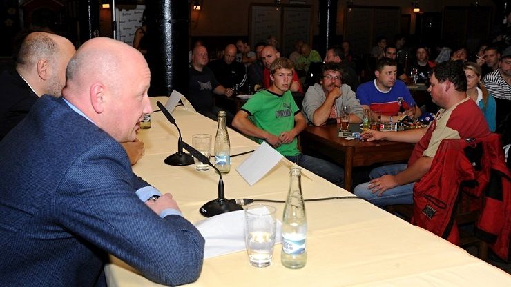 obrázek: Trenér Viktorie Plzeň Miroslav Koubek zve fanoušky na Spilku