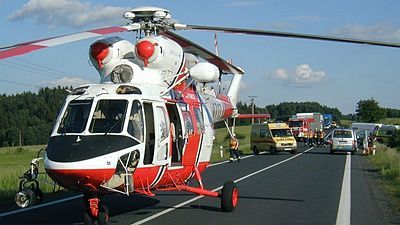 obrázek: V Úlohu u Běšin se vážně zranil při práci na štípačce