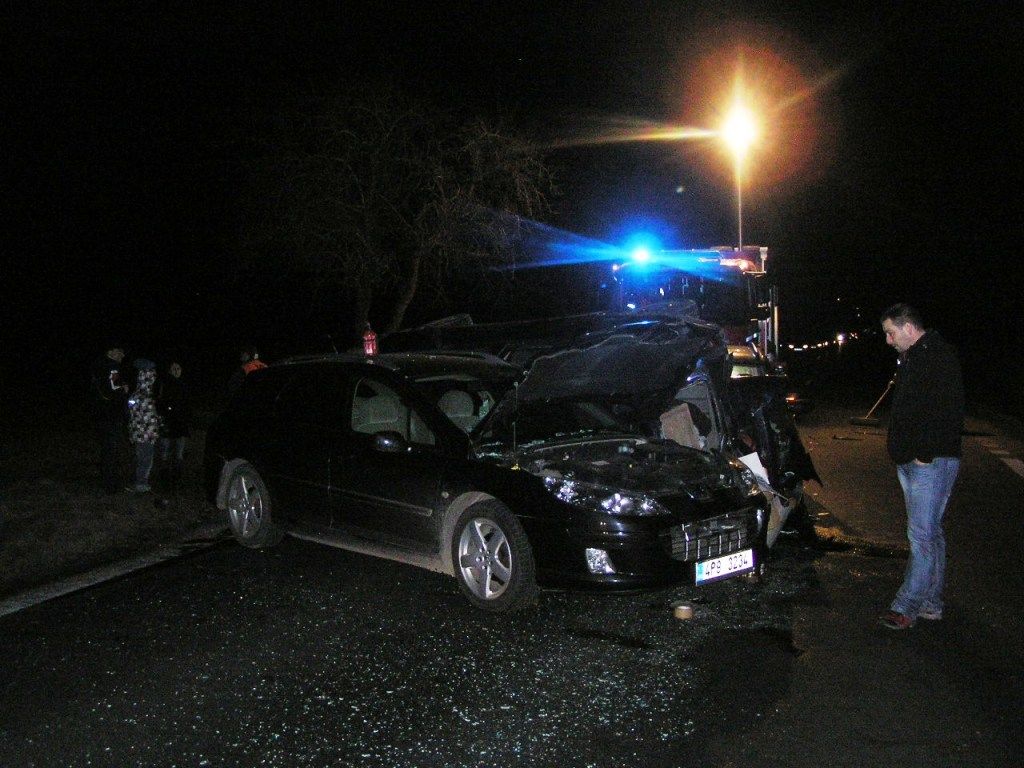 obrázek: Za Chocenickou Lhotou se kvůli srně srazilo šest aut