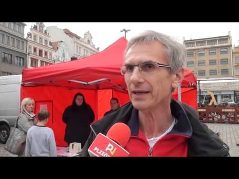 Na náměstí Republiky v Plzni proběhla zajímavá akce.