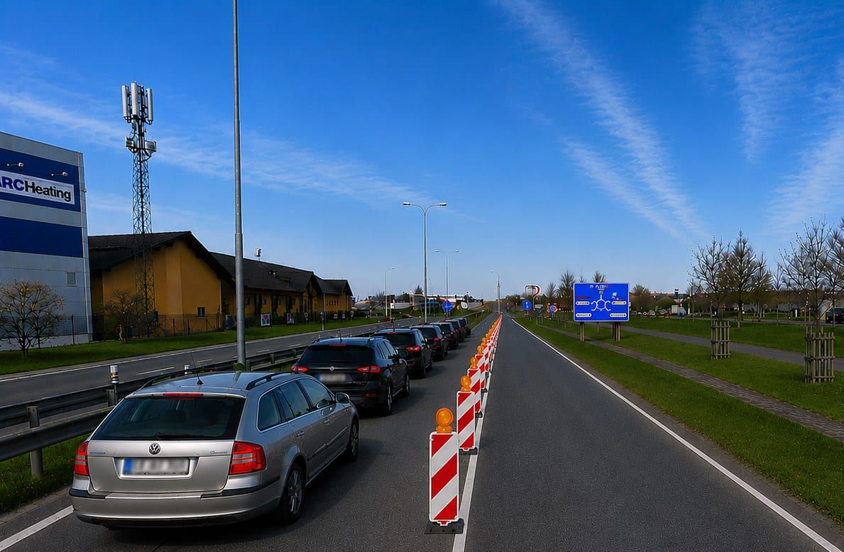 Dopravní situace vás zastaví ještě před Plzní. Přivaděč od Domažlic čekají týdny kolon