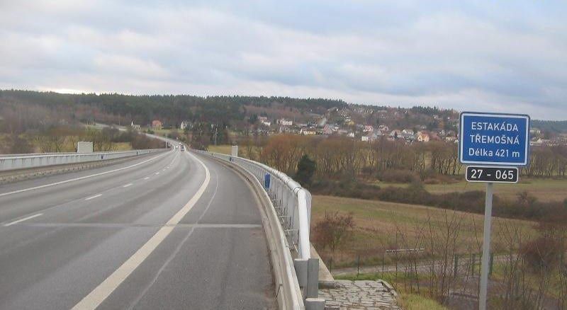 Estakádu u Třemošné na I/27 čeká oprava, v květnu přijde úplná uzavírka