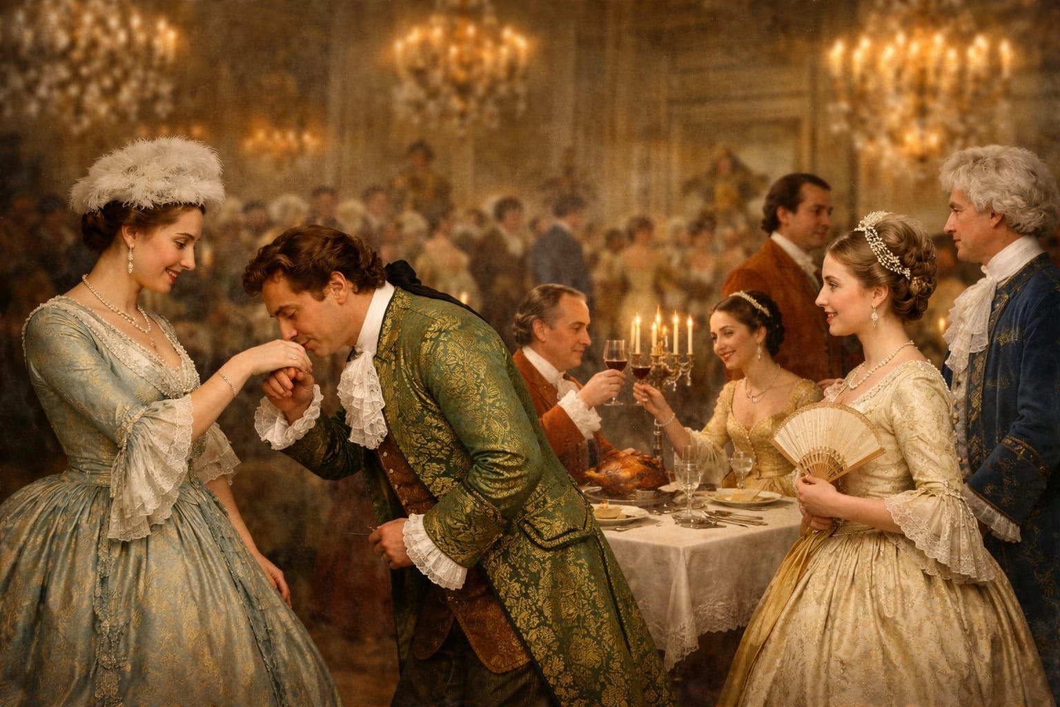 Jak se zdravilo, stolovalo i mluvilo ve společnosti? Nebílovy zvou na cestu do světa etikety