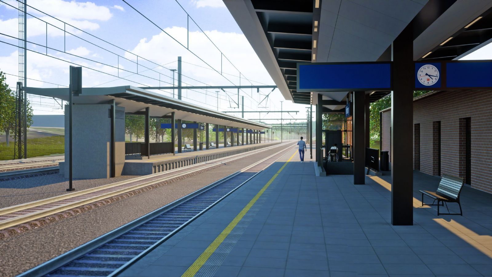 Na trati na Domažlice začala velká modernizace. Přinese troleje i podchod v Nýřanech