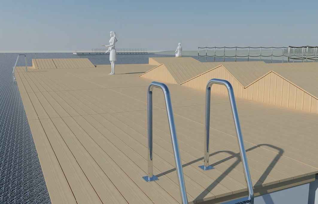 Plzeňská pláž Ostende dostane tři nová mola za 21 milionů