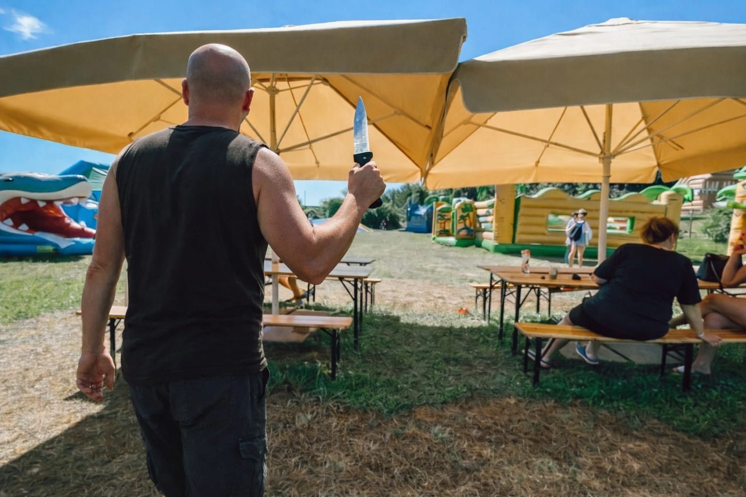 Polák vyhrožoval v kempu u Pňovan nožem Ukrajincům. Soud mu dal podmínku