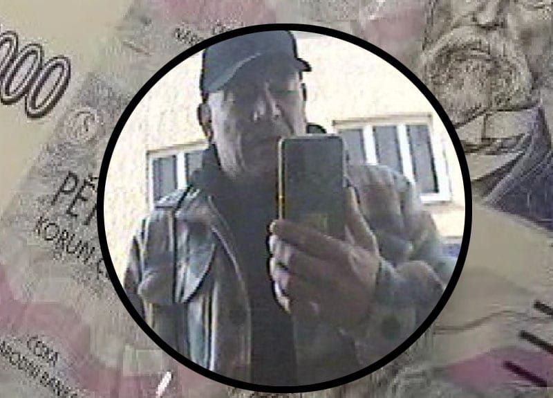   Poznáte muže z bankomatu? Policie pátrá po podezřelém kvůli škodě přes 70 tisíc
