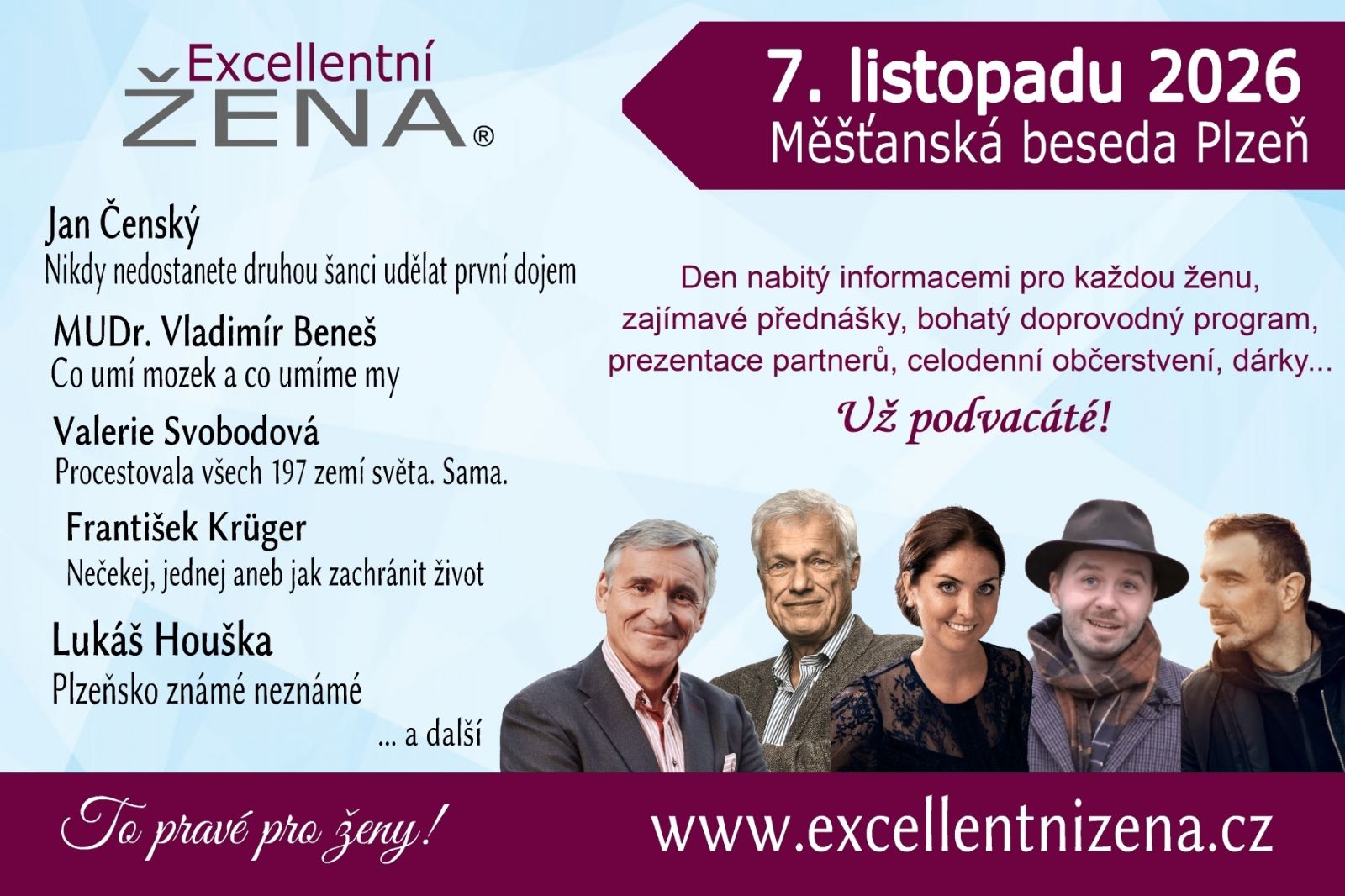 20. vzdělávací a zážitkové setkání EXCELLENTNÍ ŽENA®
