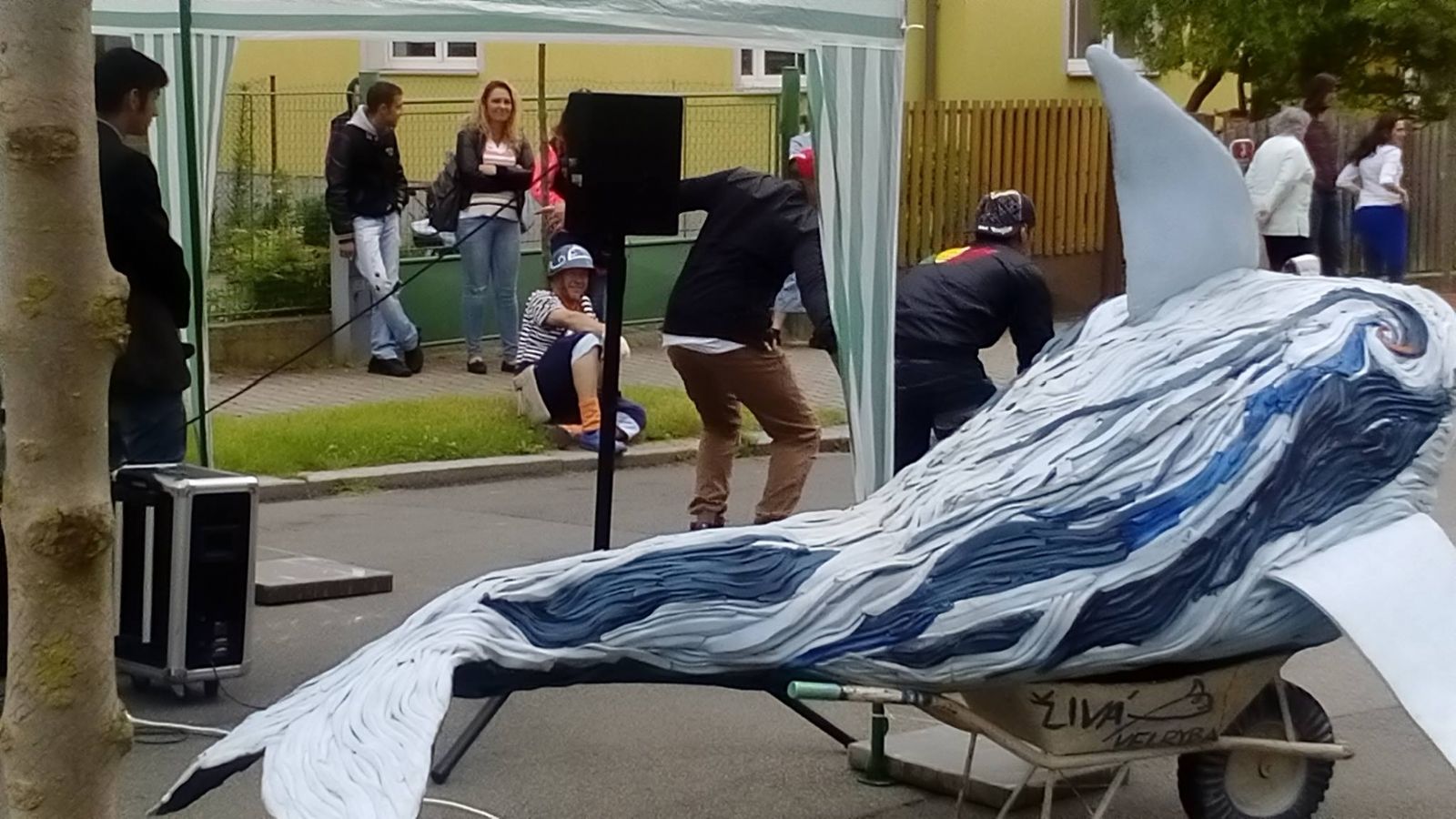 Živá velryba navštívila Slovanskou