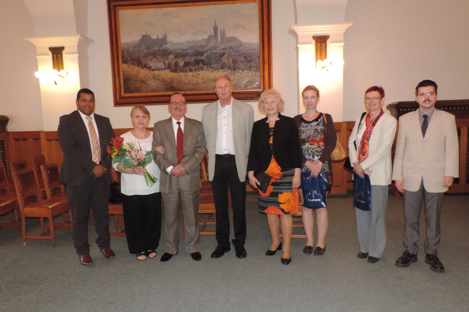 obrázek: Kubánský chargé d' affaires na návštěvě v Klatovech