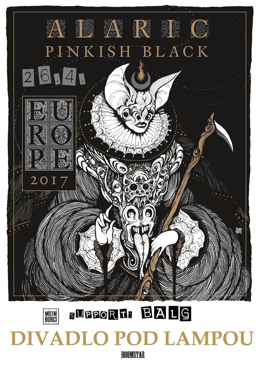 Do Plzně přijíždí 26.4 zástupci Relapse a Neurot Records - temní Alaric a Pinkish Black z US!
