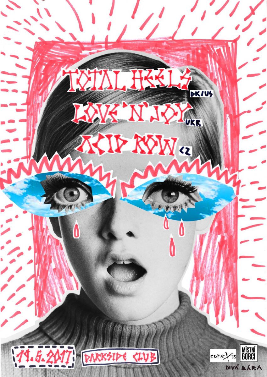 Rock 'n' rollová pecka z Dánska Total Heels i s Jasonem Orlovichem v pátek 19.5. v Darkside clubu!