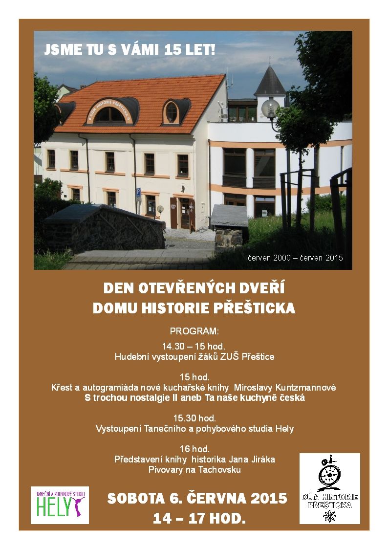 Dům historie Přešticka slaví 15 let od svého otevření veřejnosti