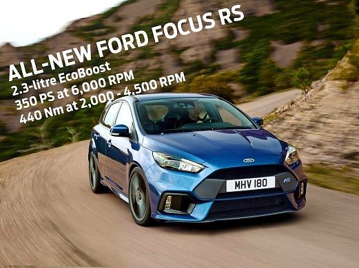 Nový Ford Focus RS bude mít výkon 350 koní