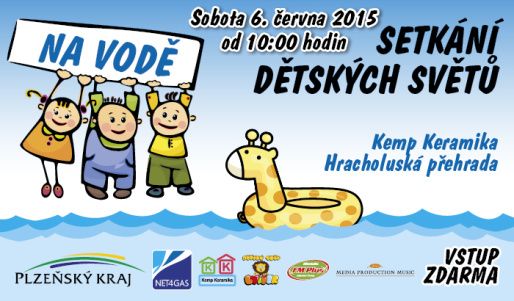 Setkání dětských světů na vodě na Hracholuské přehradě