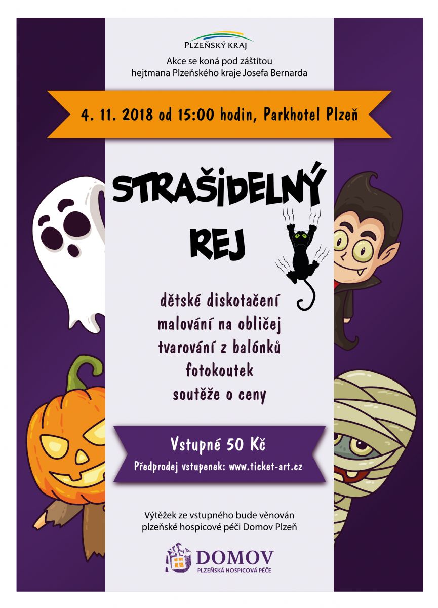 Strašidelný rej pro děti s Plzeňským krajem
