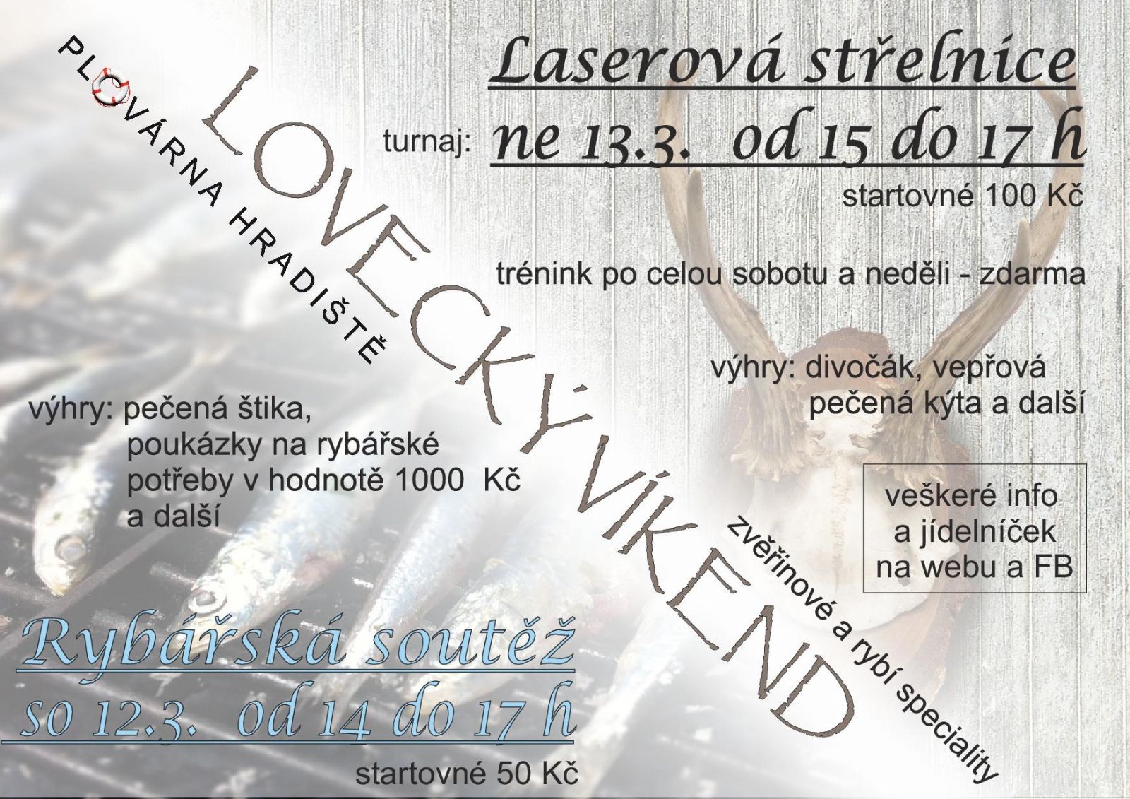 Zvěřinové hody aneb Lovecký víkend se blíží