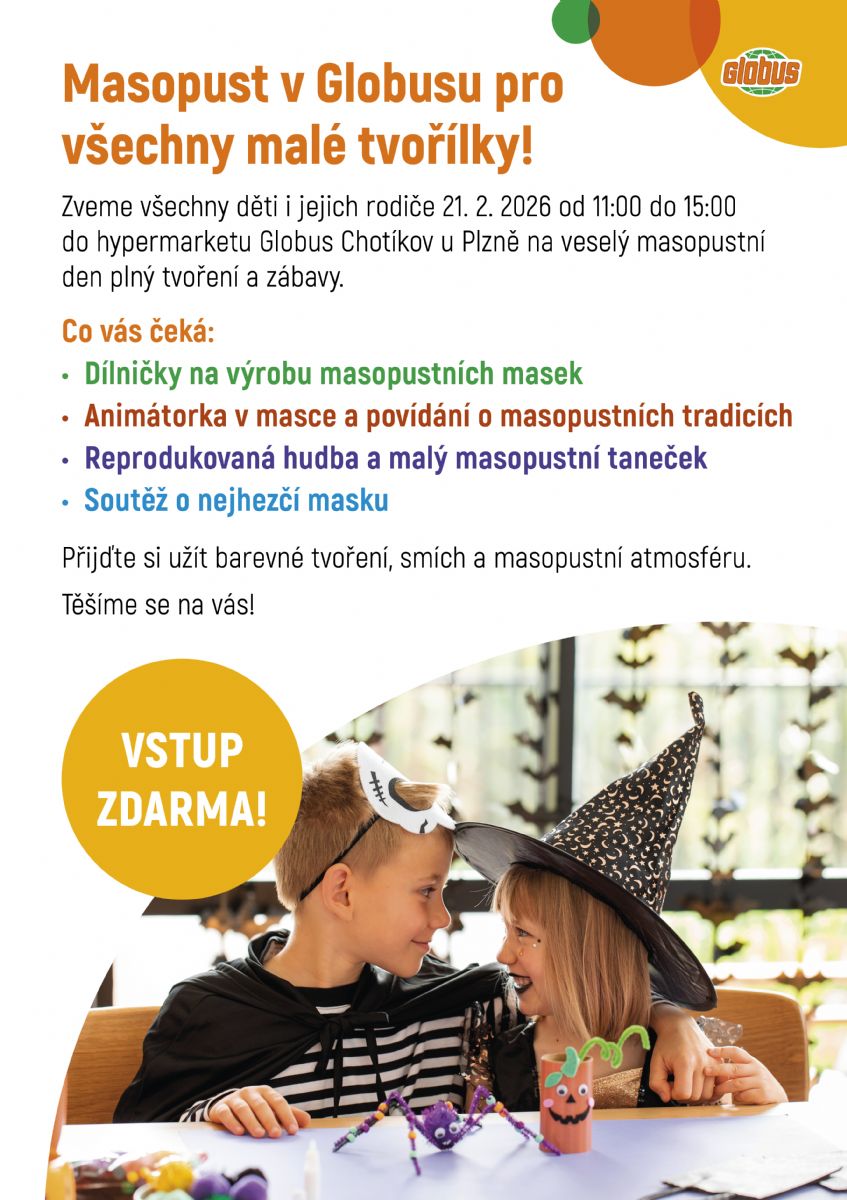 Masopust v Globusu Chotíkov