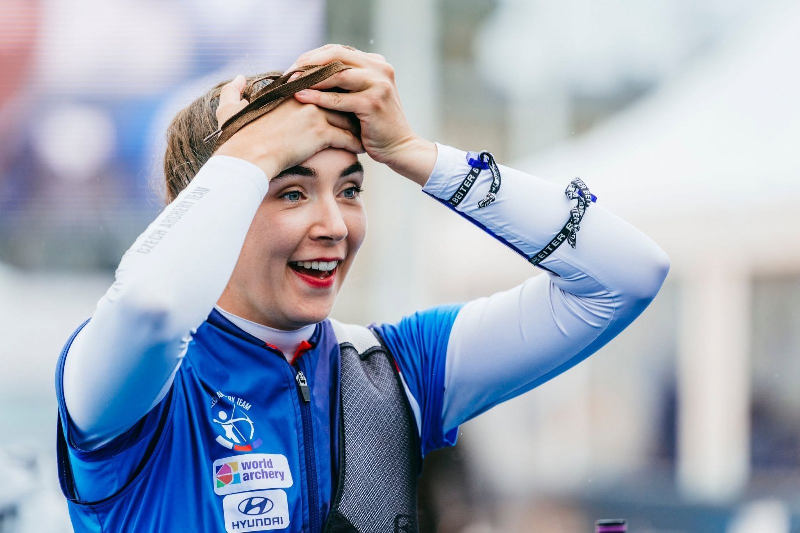 Plzeňská lukostřelkyně Marie Horáčková slaví triumf. Ze Světového poháru veze zlato.