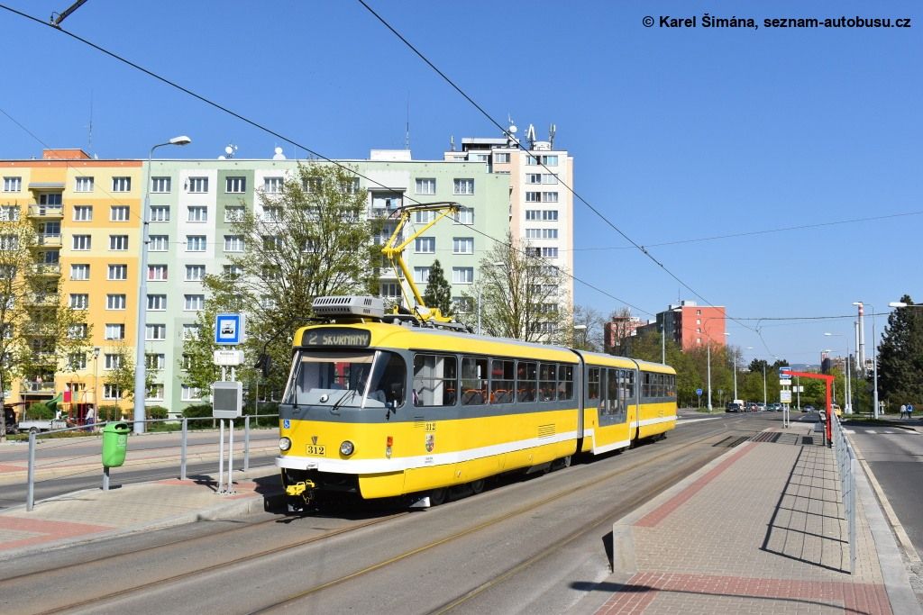V Plzni začíná oprava kolejí ve Skvrňanech. Tramvaje linky 2 budou končit dřív