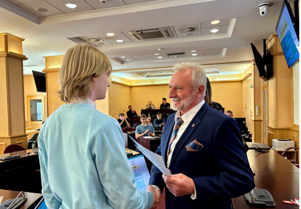 Gymnazistou roku Plzeňského kraje se stal Štěpán Stichenwirth z Klatov