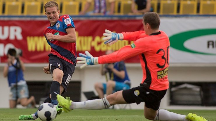 Plzeň v Teplicích jen remizovala 2:2. Domácí dohrávali po červené v deseti