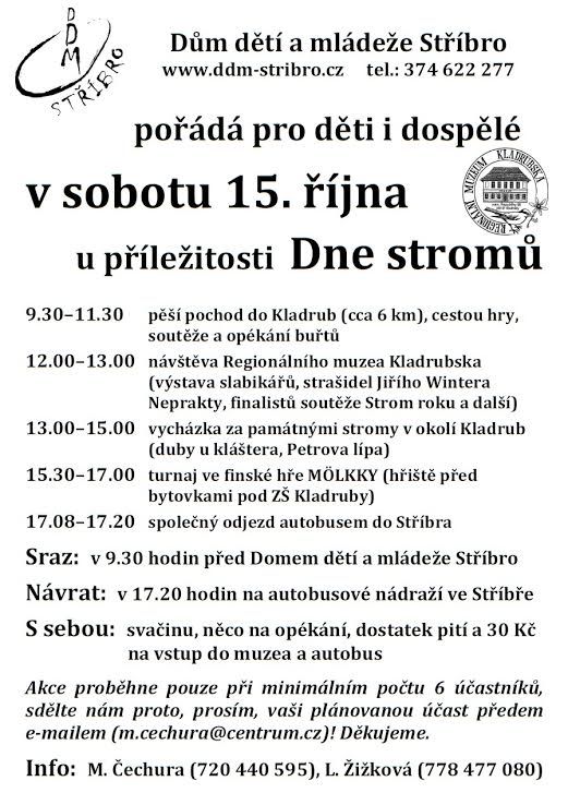 obrázek: Den stromů s domem dětí a mládeže ve Stříbře