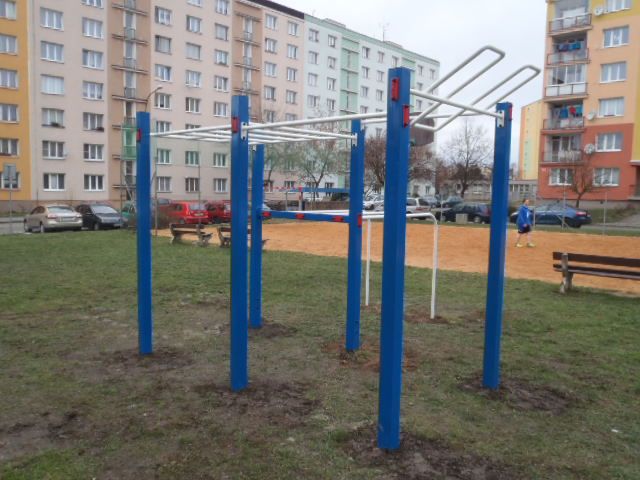 Centrální obvod Plzně nechal nainstalovat na svém území první street workoutovou sestavu 