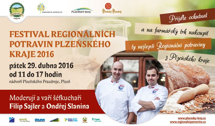 Festival Regionálních potravin zve v pátek do Prazdroje, moderují a vaří Kluci v akci
