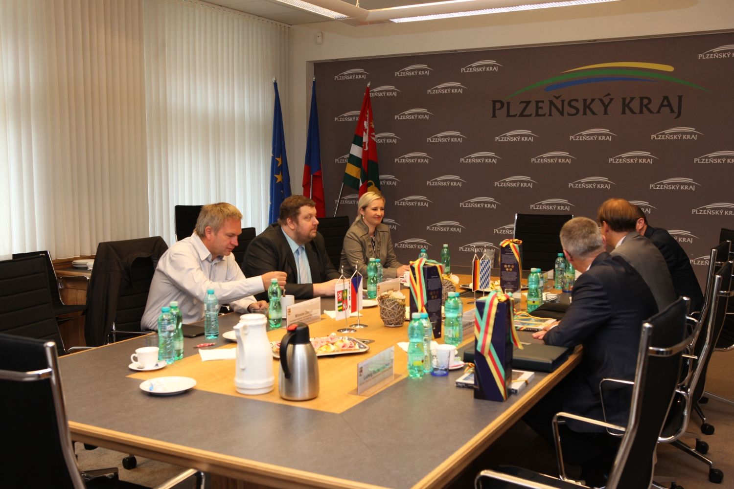 Hosté z Německa gratulovali primátorovi k titulu Viktorky