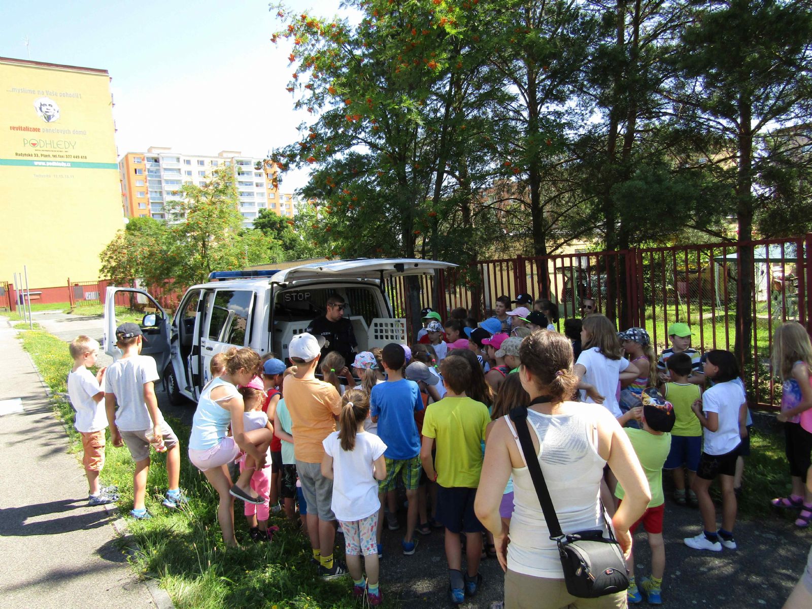 obrázek: I tento týden pokračovala série besed strážníků v dětských příměstských táborech