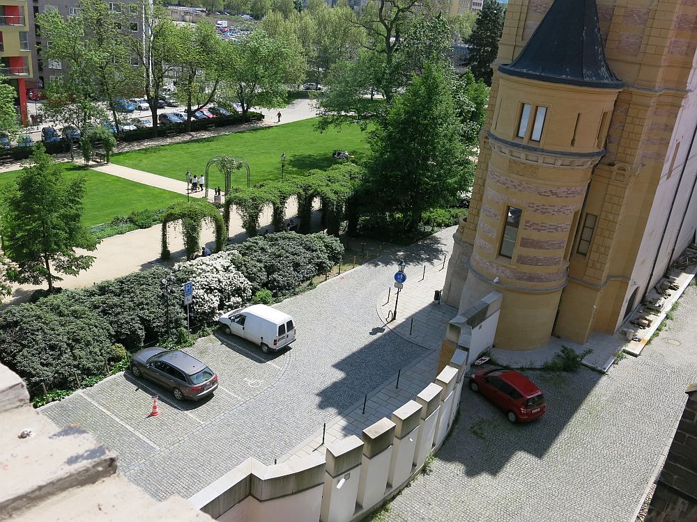 obrázek: Kachny v Plzni hnízdí na hotelu Continental