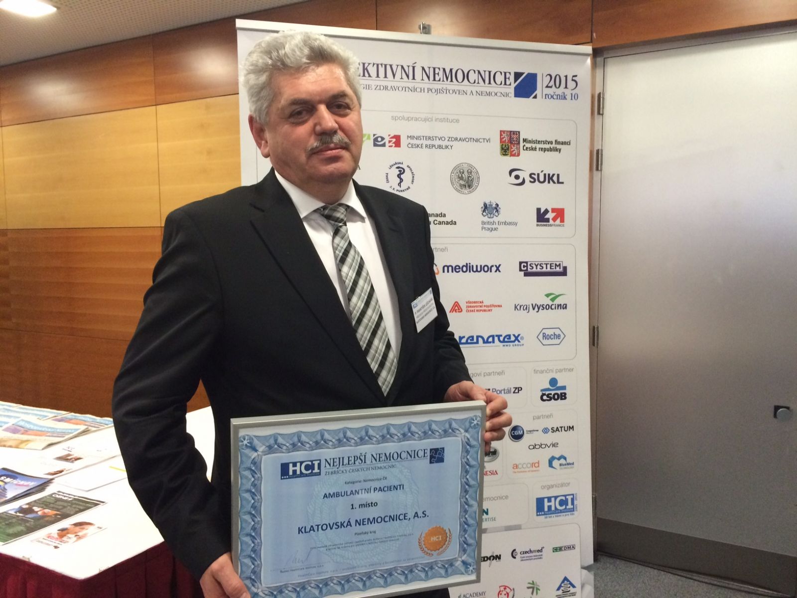 obrázek: O ambulantní pacienty nejlépe pečuje nemocnice v Klatovech