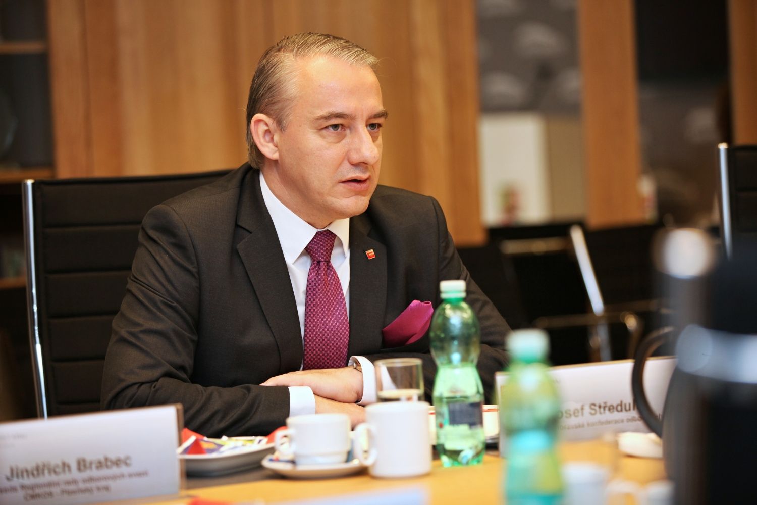 Plzeňský kraj navštívil předseda odborů