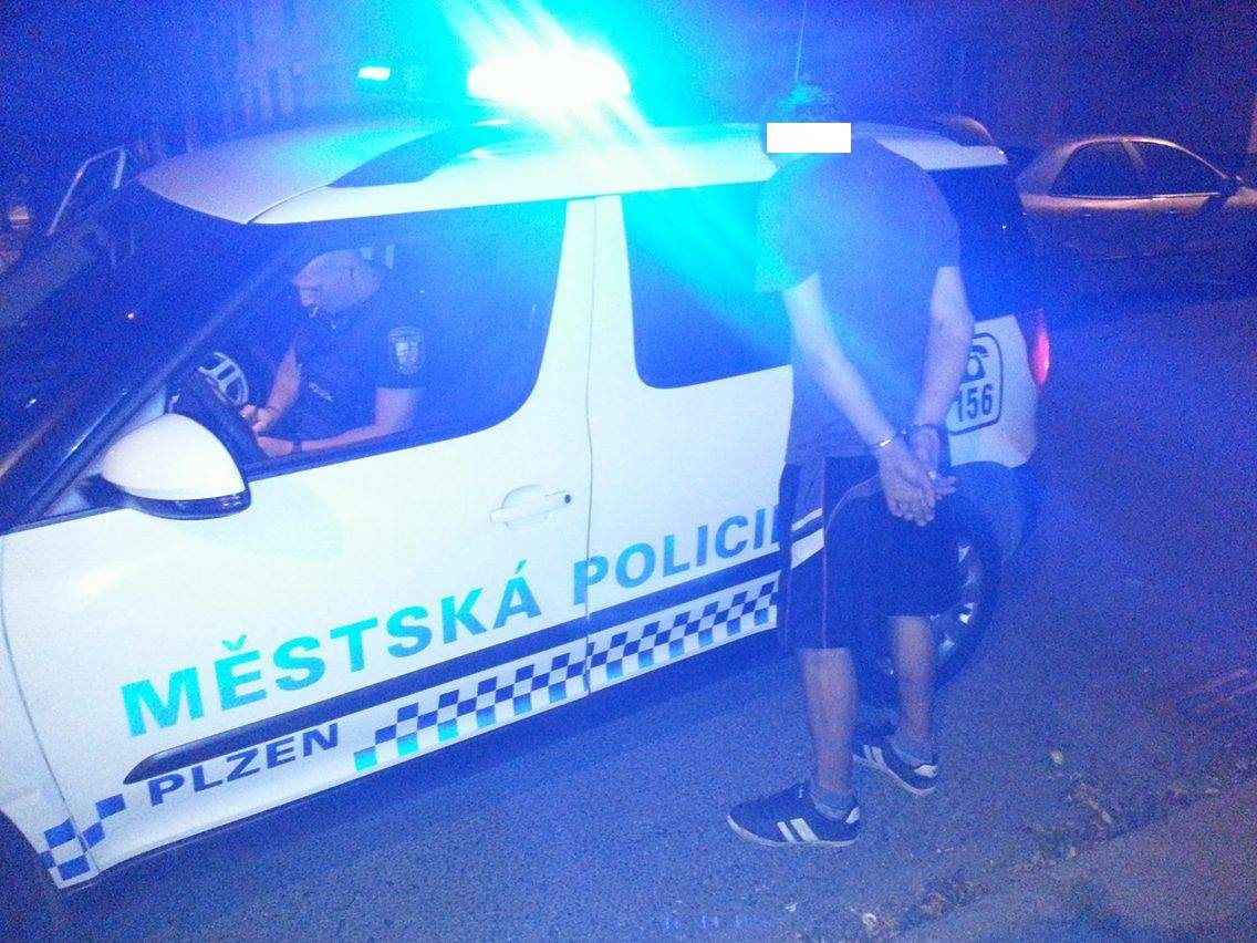 obrázek: Strážníci městské policie chytili v noci v Plzni zlodějíčka jízdního kola 