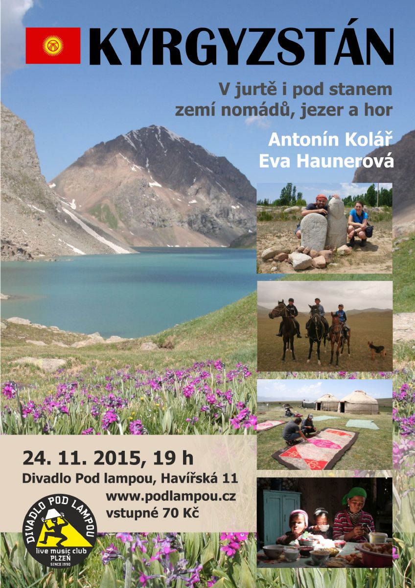 Vydejte se v úterý z Plzně do Kyrgyzstánu během cestopisné přednášky