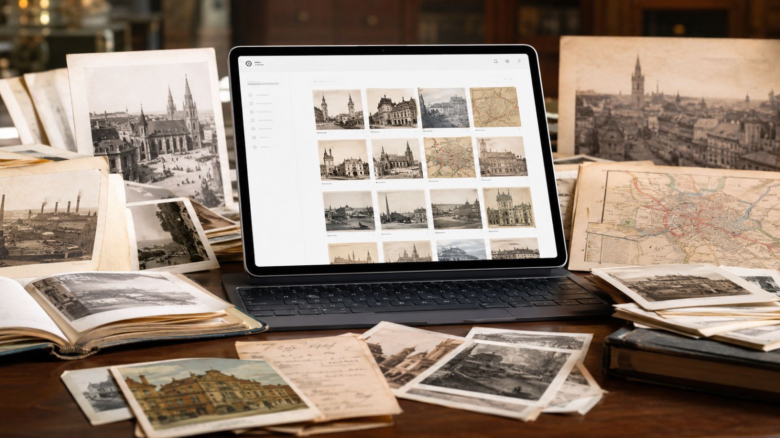 obrázek: Archiv města Plzně spustil Digitální badatelnu. Lidé v ní najdou miliony skenů