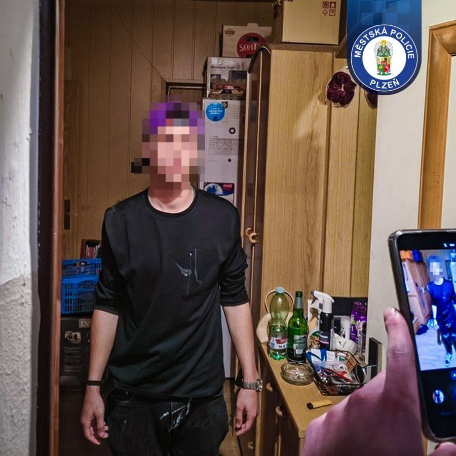 Kdo je tady opilý? Hádka matky a syna v Plzni skončila příjezdem strážníků i policie