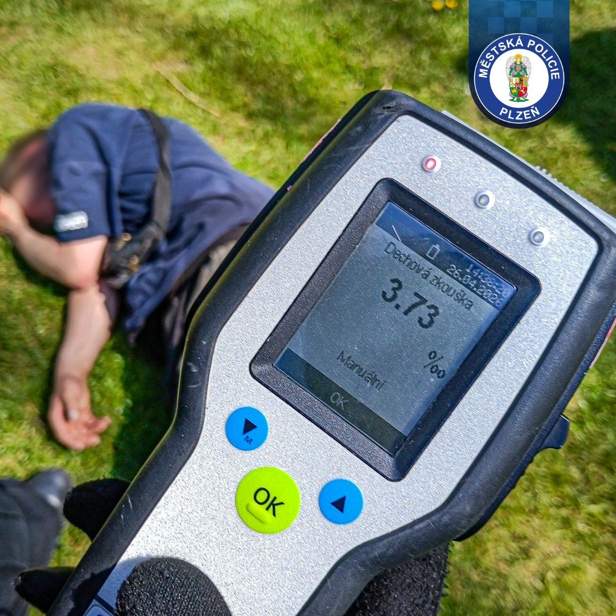 Válel se u Mlýnské strouhy s téměř čtyřmi promile. Tvrdil, že ho někdo kopl do hlavy