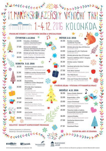 ADVENT NA KOLONÁDĚ V MARIÁNSKÝCH LÁZNÍCH