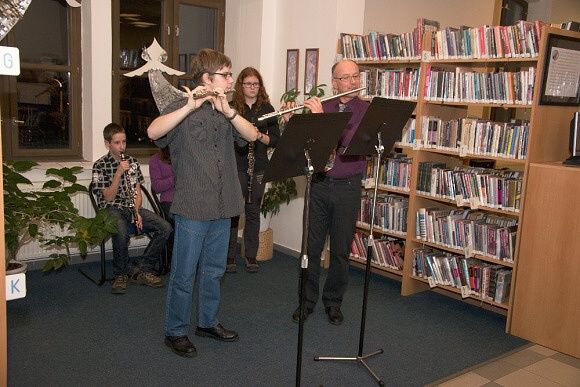 KVĚTOSLAV JIRÁNEK V KNIHOVNĚ