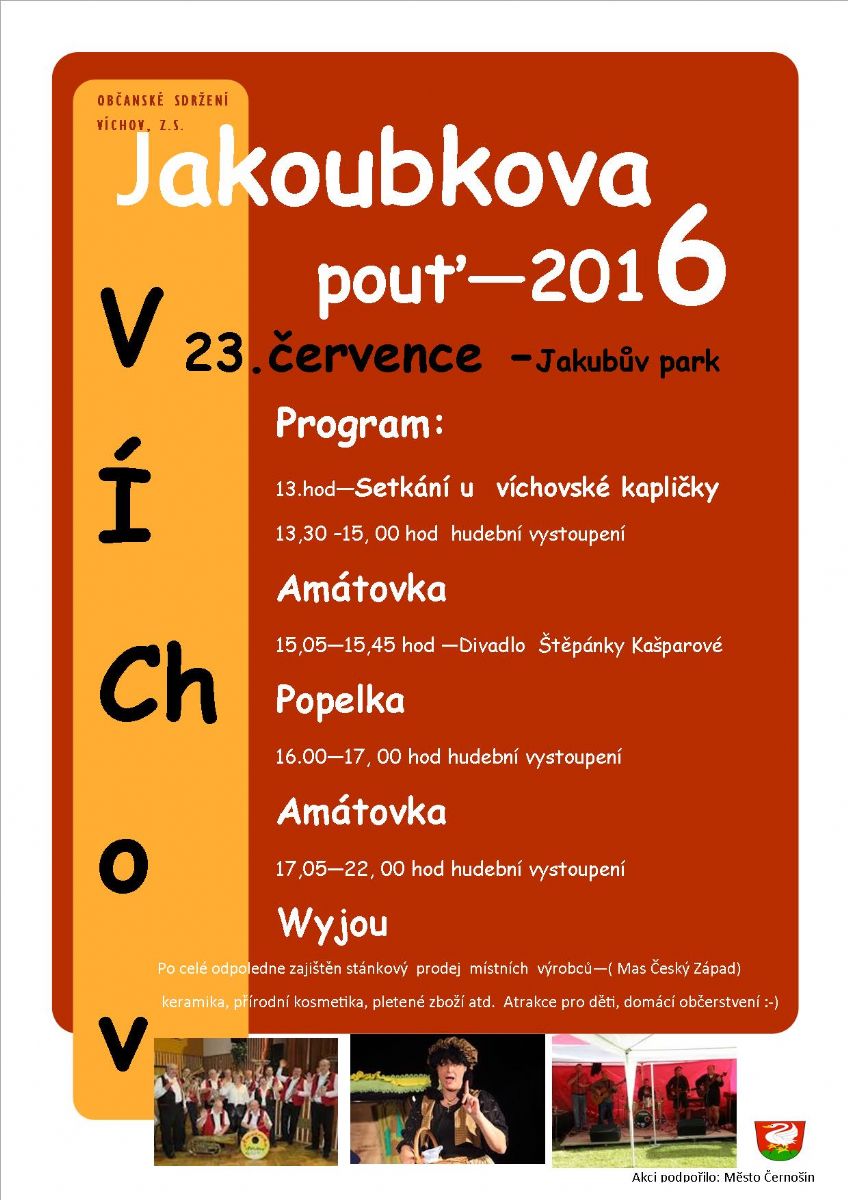 SOBOTA – JAKOUBKOVA POUŤ VE VÍCHOVĚ!