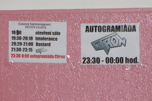 V TACHOVĚ BYL KVALITNÍ HUDEBNÍ NÁŘEZ