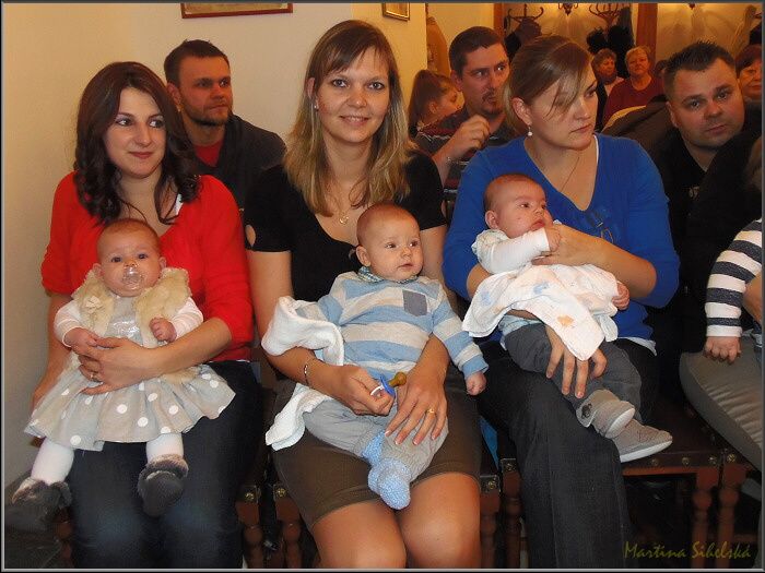 VE STŘÍBŘE VÍTALI NEJMLADŠÍ OBČÁNKY