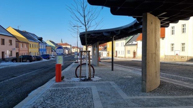 Linkové autobusy se vrací na zatím provizorní nádraží v Plané na Tachovsku