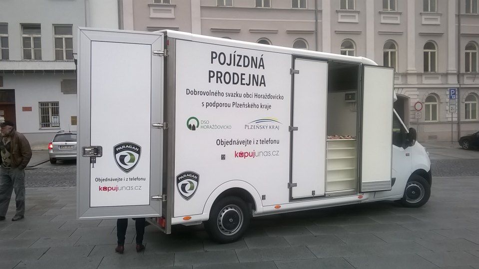 Obchod jako služba, ne byznys. Kraj podporuje venkovské a pojízdné prodejny 