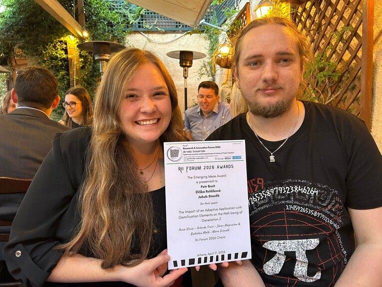 Plzeňský doktorand získal prestižní cenu v Athénách. Uspěl s výzkumem aplikace pro mladé