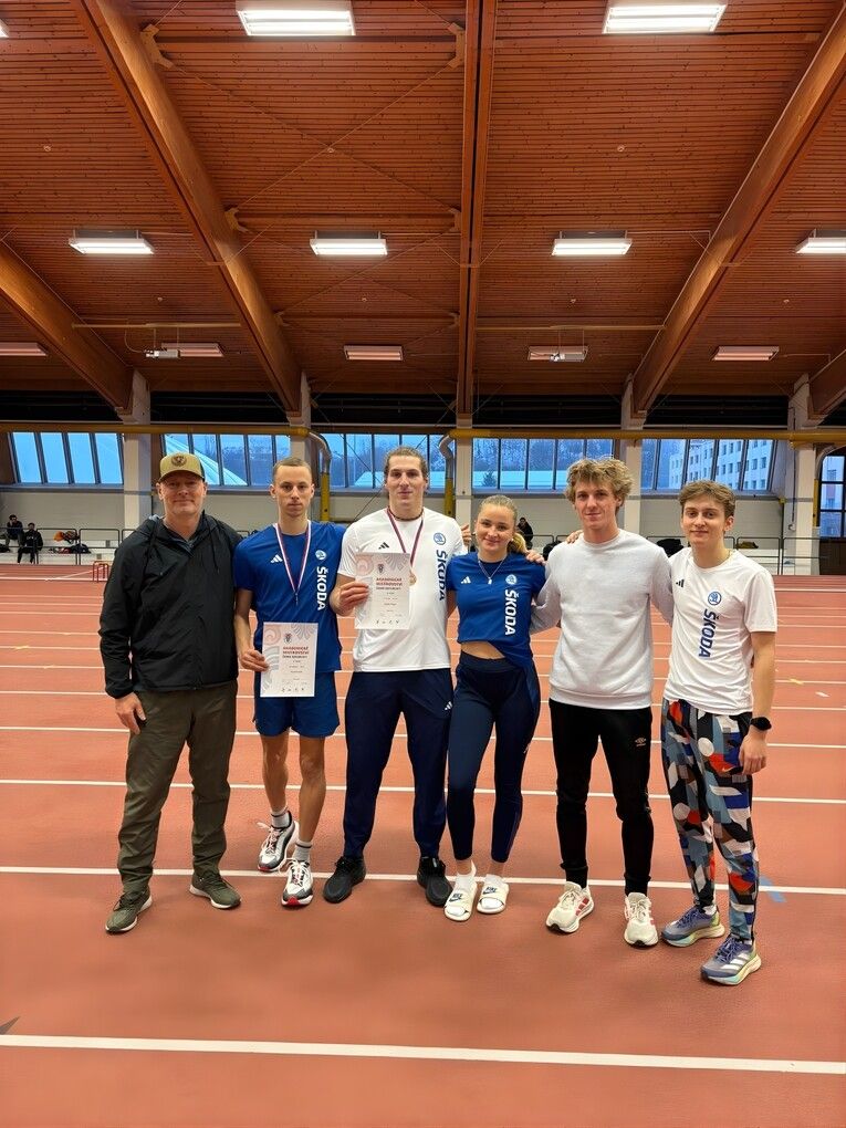 Studenti ZČU přivezli z akademického mistrovství ČR v halové atletice stříbro