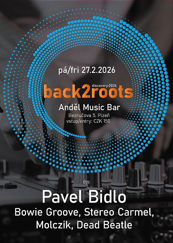 back2roots - house party v klubu Anděl