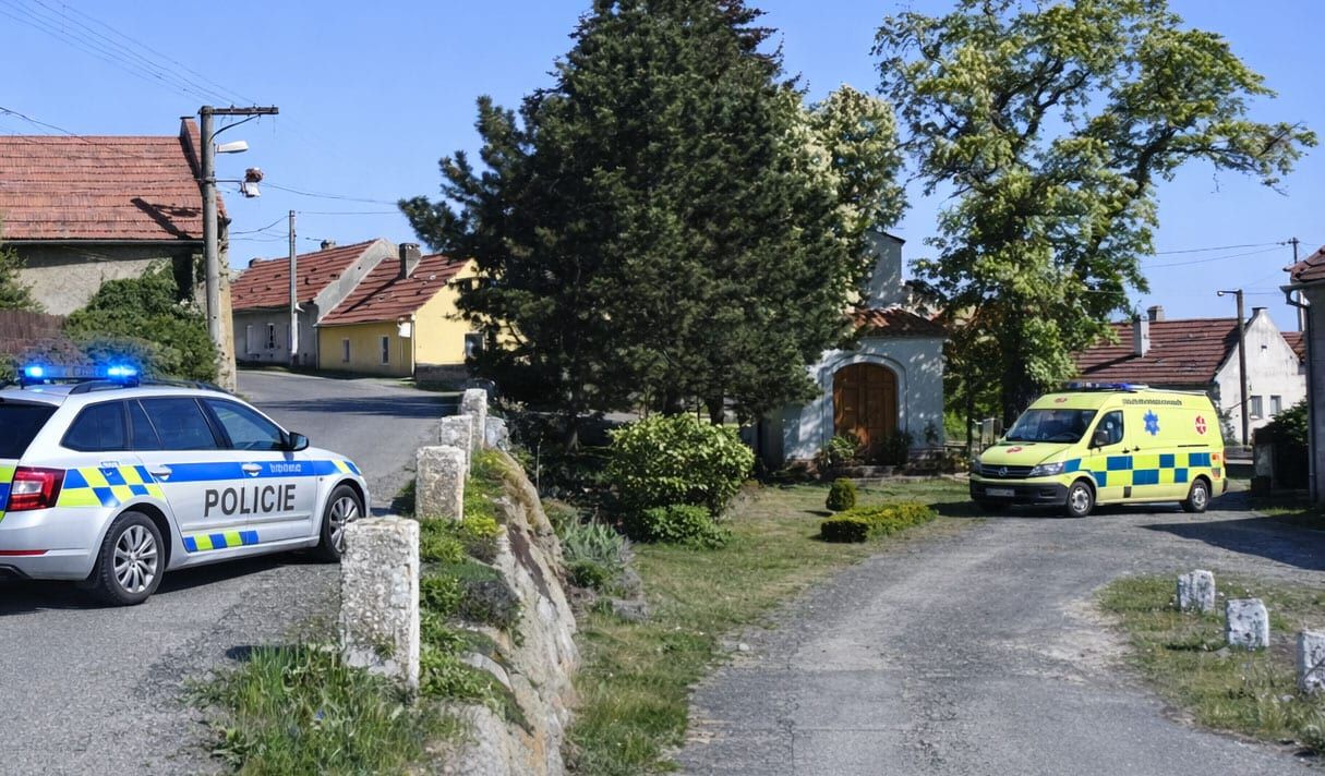 Muže pobodali v penzionu na severním Plzeňsku, do nemocnice letěl vrtulníkem